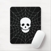 Spiderweb Skull Mousepad (Mit Mouse)