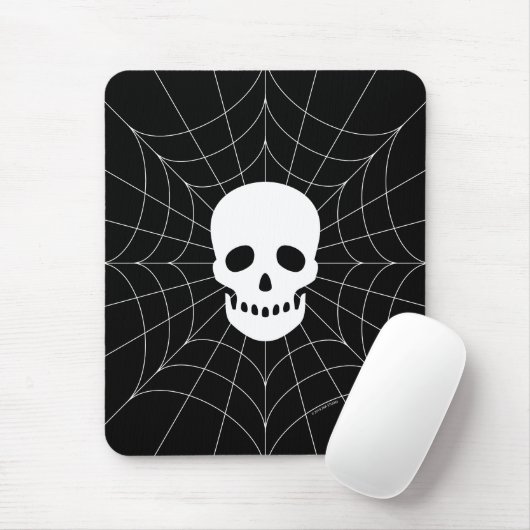 Spiderweb Skull Mousepad (Mit Mouse)