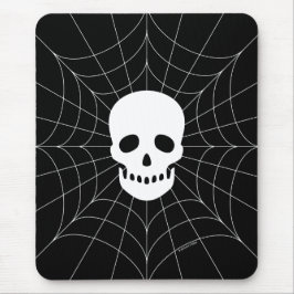 Spiderweb Skull Mousepad