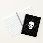 Spiderweb Skull Notizblock (Innenseite)