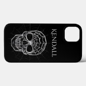 Spiderweb Skull Personalisierter Handy-Fall Case-Mate iPhone Hülle (Rückseite (Horizontal))