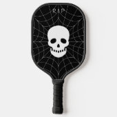 Spiderweb Skull Pickleball Paddle (Rückseite)