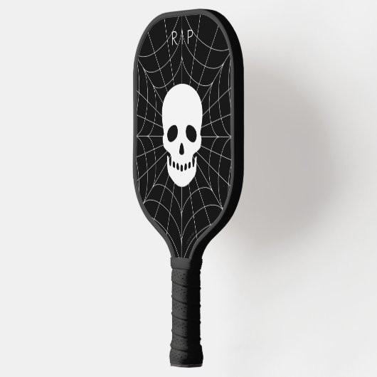 Spiderweb Skull Pickleball Paddle (Links)