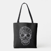 Spiderweb Skull Tasche (Rückseite)
