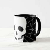 Spiderweb Skull Tasse (VorderseiteRechts)