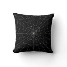 Spiderweb Throw Kissen