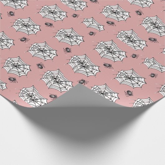 Spiderweb Wrapping Paper Geschenkpapier (Ecke)