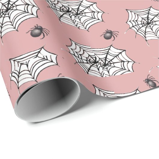 Spiderweb Wrapping Paper Geschenkpapier (Rolleneckpunkt)