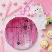 Spidery Web-Design auf Paper-Tellern Pappteller (Party)