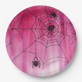 Spidery Web-Design auf Paper-Tellern Pappteller (Vorderseite)
