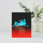 Spidey Frosch Grüner Frosch Wildtierliebhaber Einladung (Stehend Vorderseite)