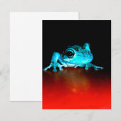 Spidey Frosch Grüner Frosch Wildtierliebhaber Einladung (Vorne/Hinten)