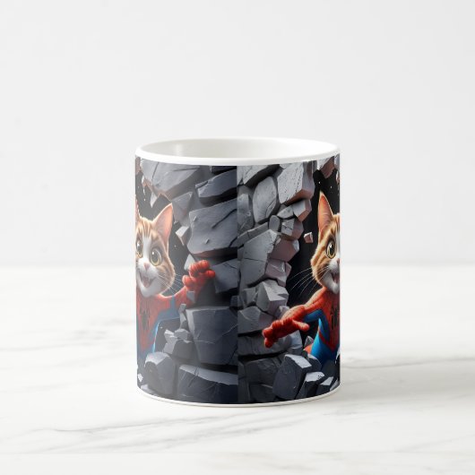 Spidy-Cat-Tasse Kaffeetasse (Mittel)
