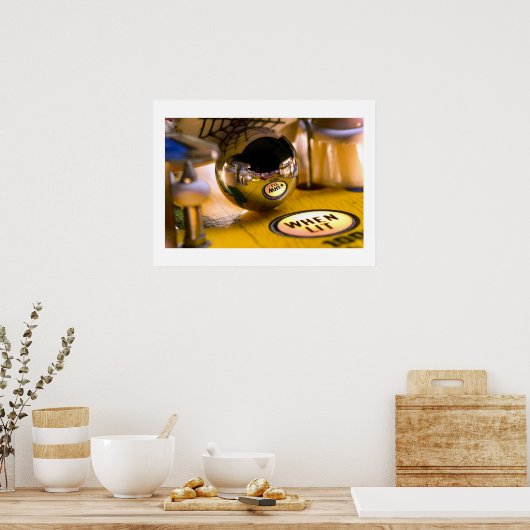 Spidy Spin Pinball Poster (Küche)