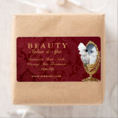 Spiegel an der Wand - Etikett (Insitu)