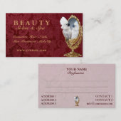 Spiegel an der Wand - Visitenkarte (Vorne/Hinten)