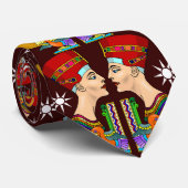 "SPIEGEL-BILD-" ÄGYPTISCHES MOTIV KRAWATTE (Gerollt)