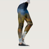 Spiegel-Bild der unscharfen Natur-Leggings Leggings (Rechts)