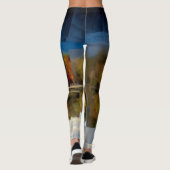 Spiegel-Bild der unscharfen Natur-Leggings Leggings (Rückseite)