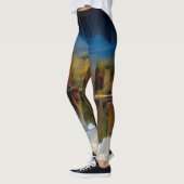 Spiegel-Bild der unscharfen Natur-Leggings Leggings (Links)