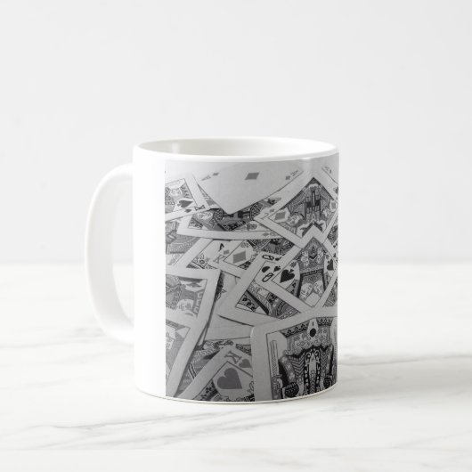 Spiegel-Bild-Spielkarten Kaffeetasse (Vorderseite Links)