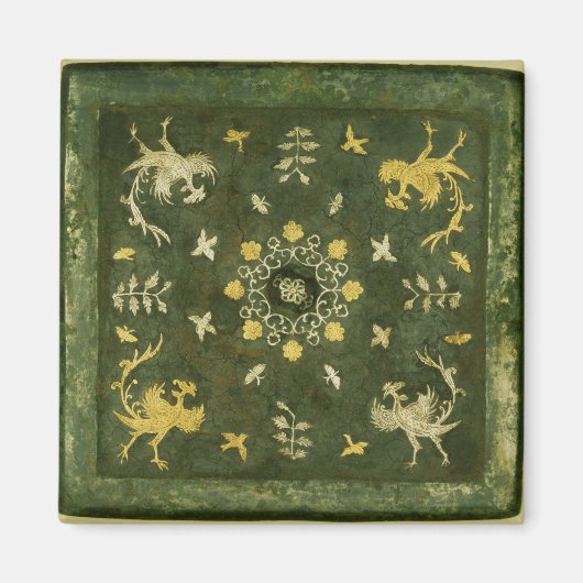 Spiegel, Bronze mit lackiertem Rücken Magnet (Vorne)