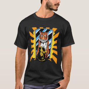 Spiegel Katzen Tiger T-Shirt