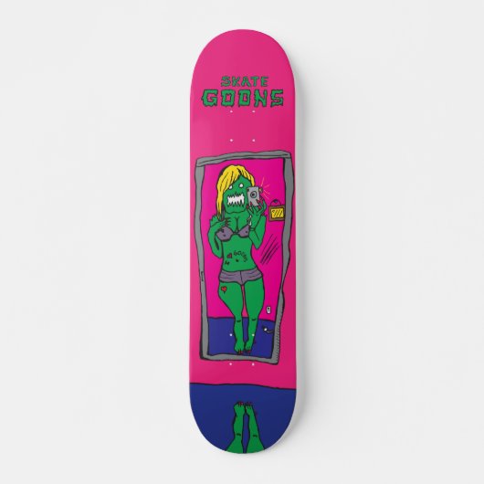 Spiegel-Liebe Skateboard (Vorne)