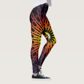Spiegel-Mandala 2 (Regenbogen) Leggings (Rechts)