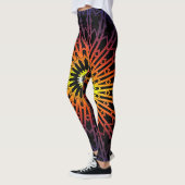 Spiegel-Mandala 2 (Regenbogen) Leggings (Links)