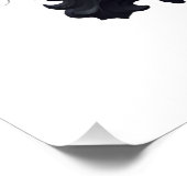 Spiegel mit Geistkatze Poster (Ecke)