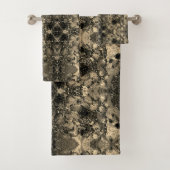 Spiegel mit samtigem Aussehen, klassisch beige Ein Badhandtuch Set (Insitu)