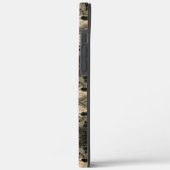 Spiegel mit samtigem Aussehen, klassisch beige Ein Case-Mate iPhone Hülle (Rückseite / Links)