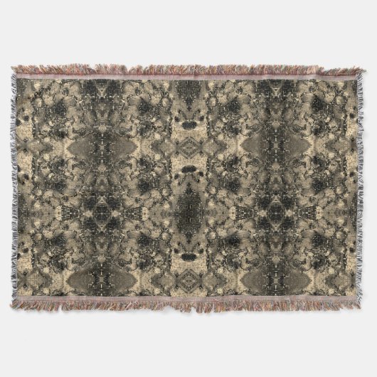 Spiegel mit samtigem Aussehen, klassisch beige Ein Decke (Vorderseite)