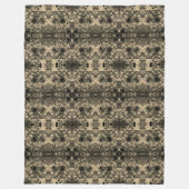 Spiegel mit samtigem Aussehen, klassisch beige Ein Fleecedecke (Vorderseite)