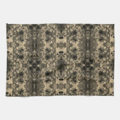 Spiegel mit samtigem Aussehen, klassisch beige Ein Geschirrtuch (Horizontal)