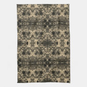 Spiegel mit samtigem Aussehen, klassisch beige Ein Geschirrtuch (Vertikal)