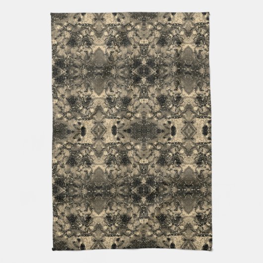 Spiegel mit samtigem Aussehen, klassisch beige Ein Geschirrtuch (Vertikal)