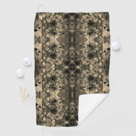 Spiegel mit samtigem Aussehen, klassisch beige Ein Golfhandtuch