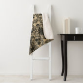 Spiegel mit samtigem Aussehen, klassisch beige Ein Sherpadecke (Beispiel)