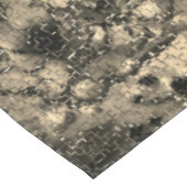 Spiegel mit samtigem Aussehen, klassisch beige Ein Tischdecke (Schrägansicht)