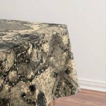 Spiegel mit samtigem Aussehen, klassisch beige Ein