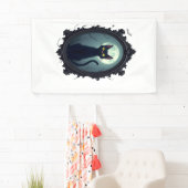 Spiegel mit verhexter Katze Banner (Insitu)