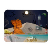 SPIEGEL OZ Moon Over Sand Dune Magnet (Horizontal)