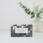 Spiegel-Reihenfolge Visitenkarte (Stehend Vorderseite)