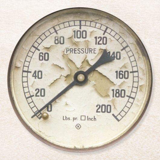 SPIEGEL RUNDER PAPPUNTERSETZER (Vorderseite)