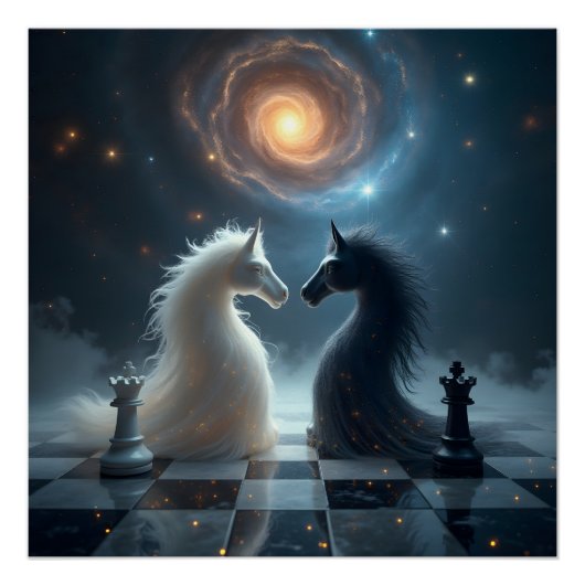 Spiegel-Schach Poster (Vorderseite)