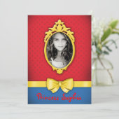 Spiegel, Spiegel auf der Wandprinzessin Einladung (Stehend Vorderseite)