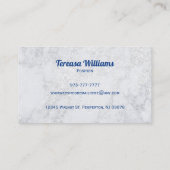 Spiegel-Spiegel-Salon-Visitenkarten Visitenkarte (Rückseite)