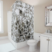 Spiegel und Glas Duschvorhang (Beispiel)